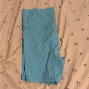 Women all in motion light blue biker shorts